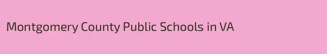 Montgomery County Public Schools in VA